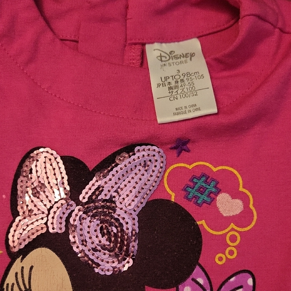 Disney Pink and Black Minnie Mouse Dress - Picture 2 of 3